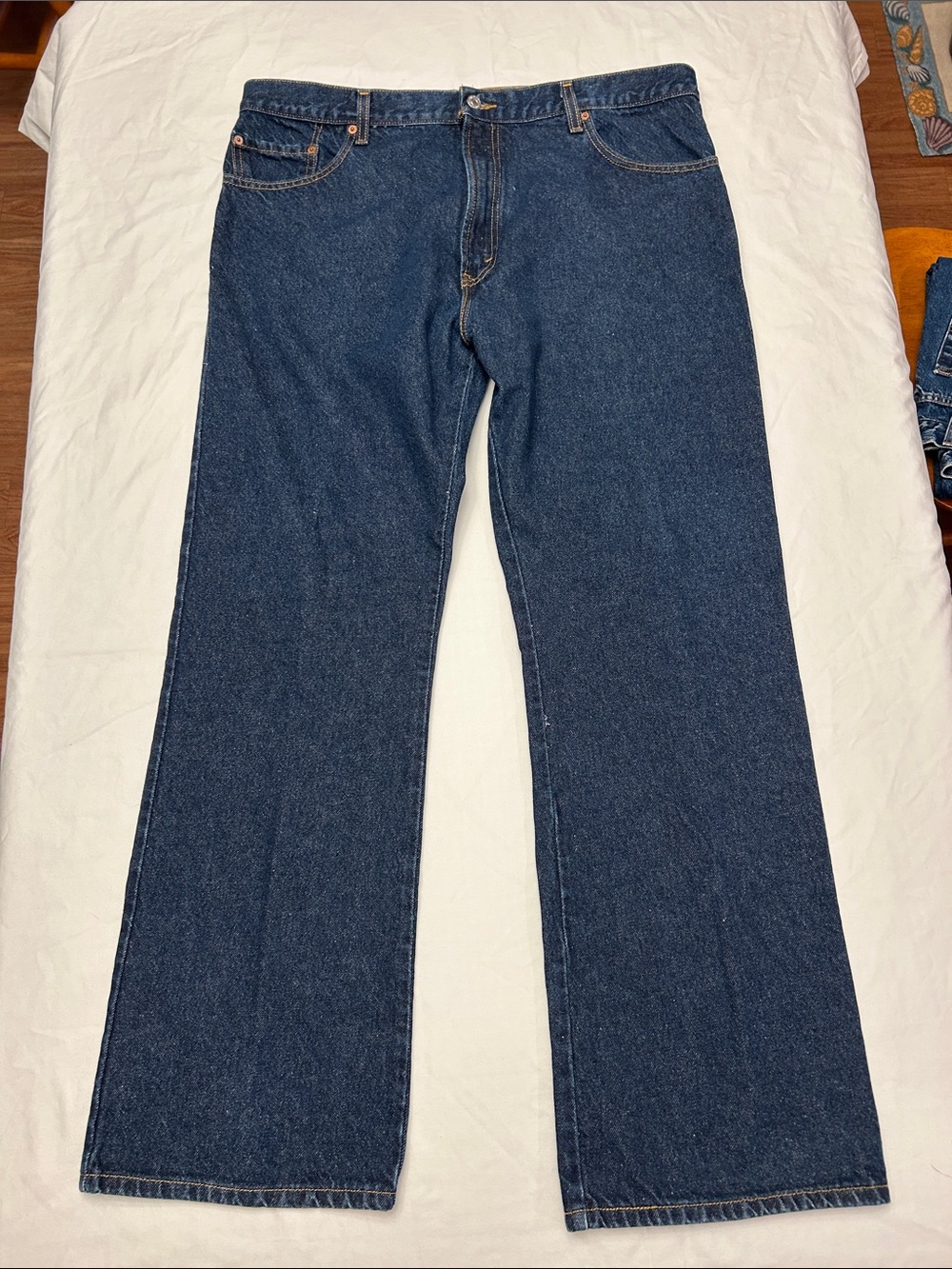 Levi's Boot Cut Jeans - Light and Dark Blue Denim